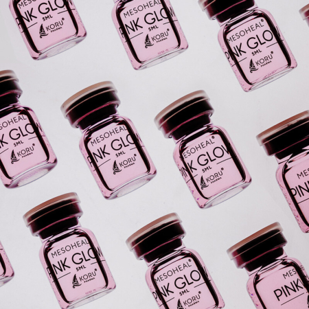 Mesoheal <sup>®</sup> Pink Glow 2 Flof Group Mezoterapijski koktel Pink Glow 9
